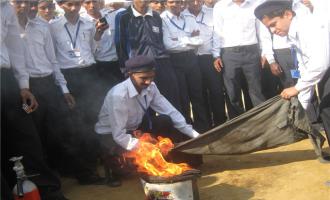 Fire Fighting by Blanketing Procedure